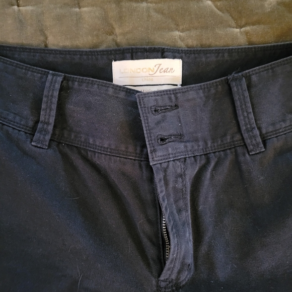 London Jean Wide Leg Chino Trouser Pants 12L - Picture 3 of 3